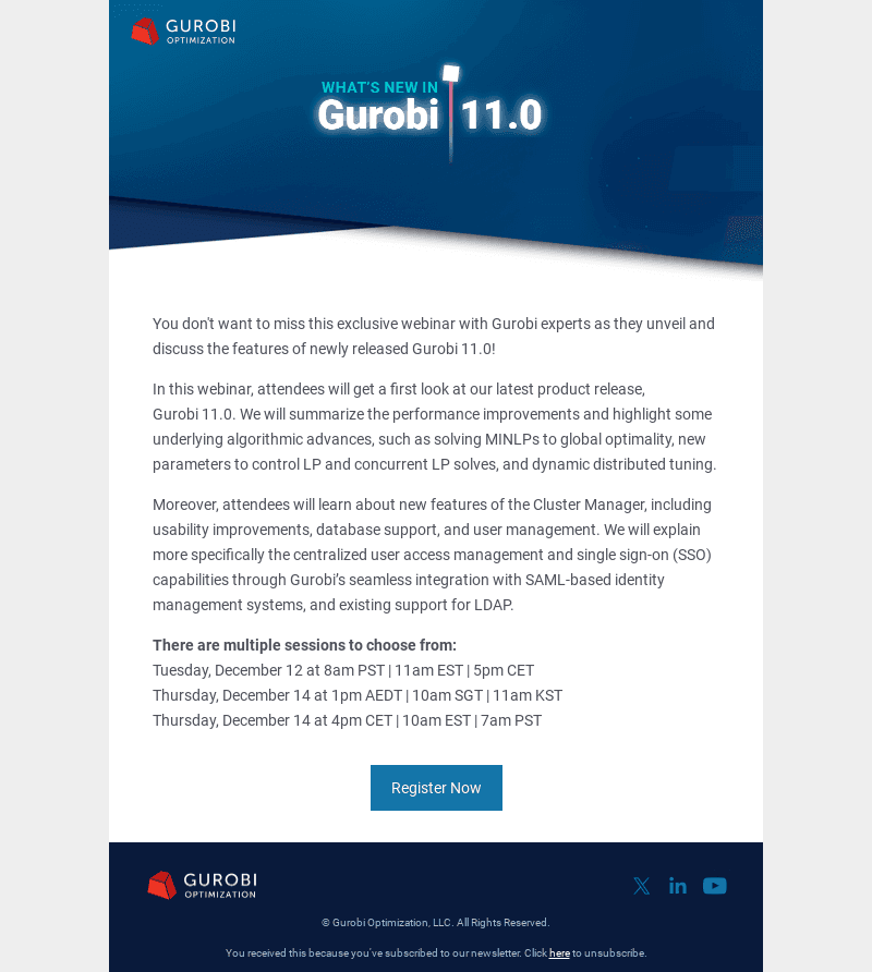 You're Invited: 11.0 Webinar