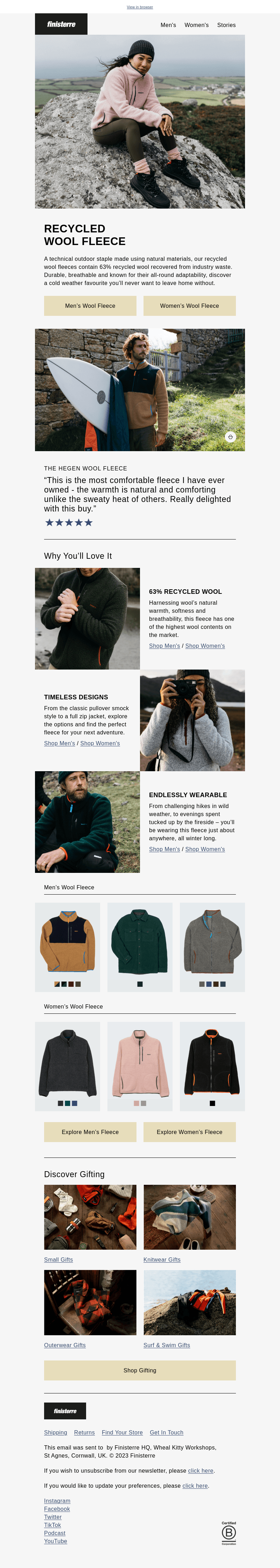 Fleece Done Different | Made With 63% Recycled Wool