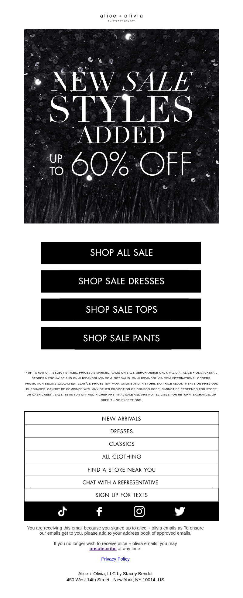 DROP EVERYTHING–Up To 60% Off Is Here!