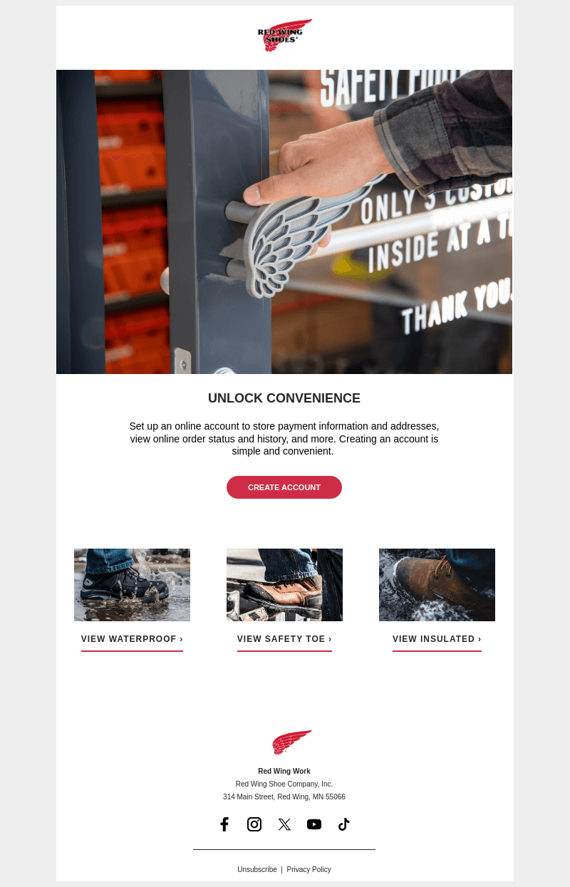 Simplify Shopping >> Create An Account