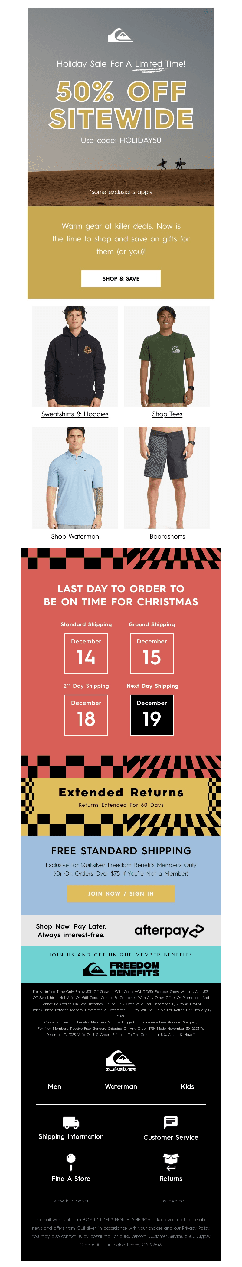 50% Off Sitewide Starts Now!