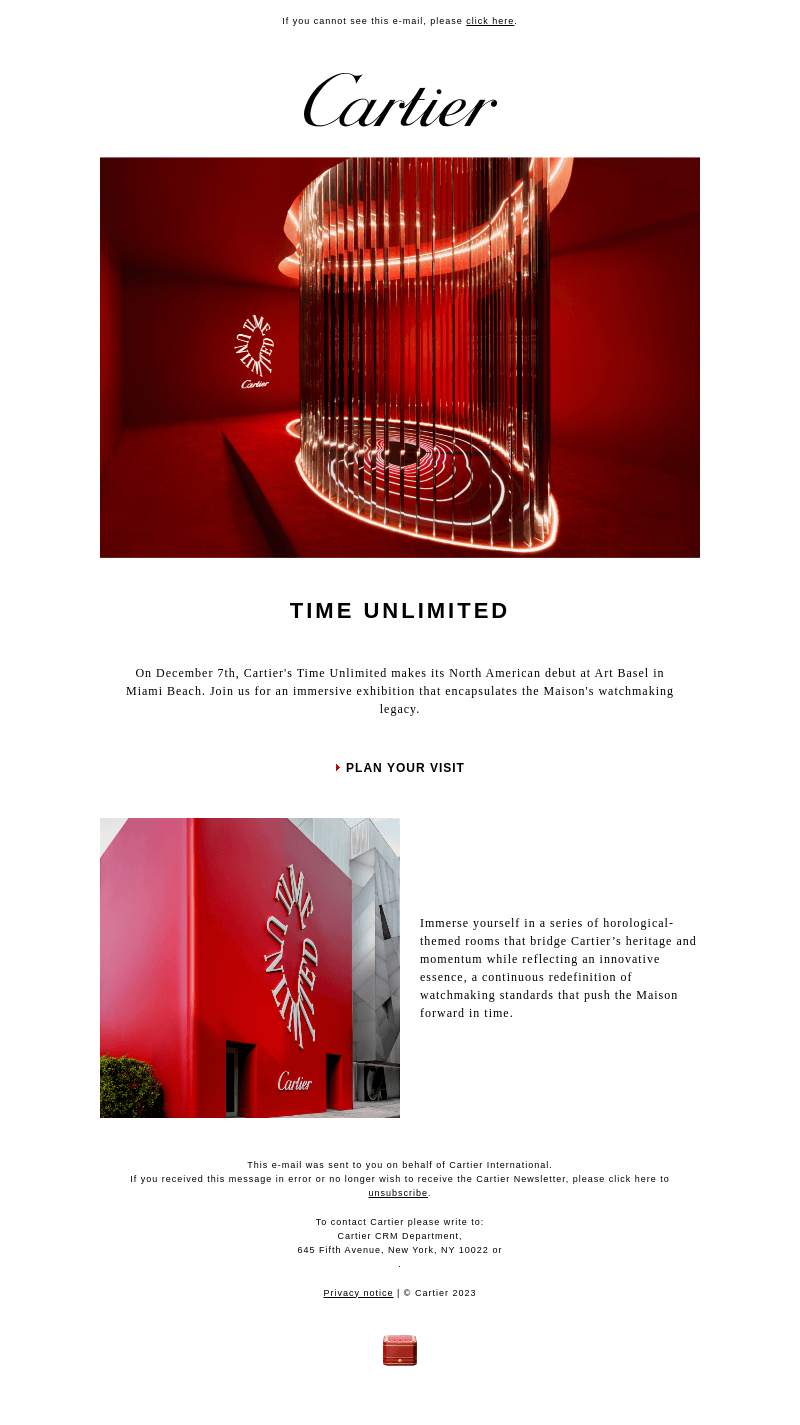 Time Unlimited opens tomorrow