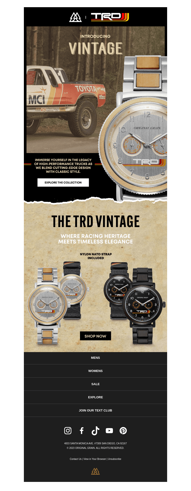Just Launched: TRD Vintage