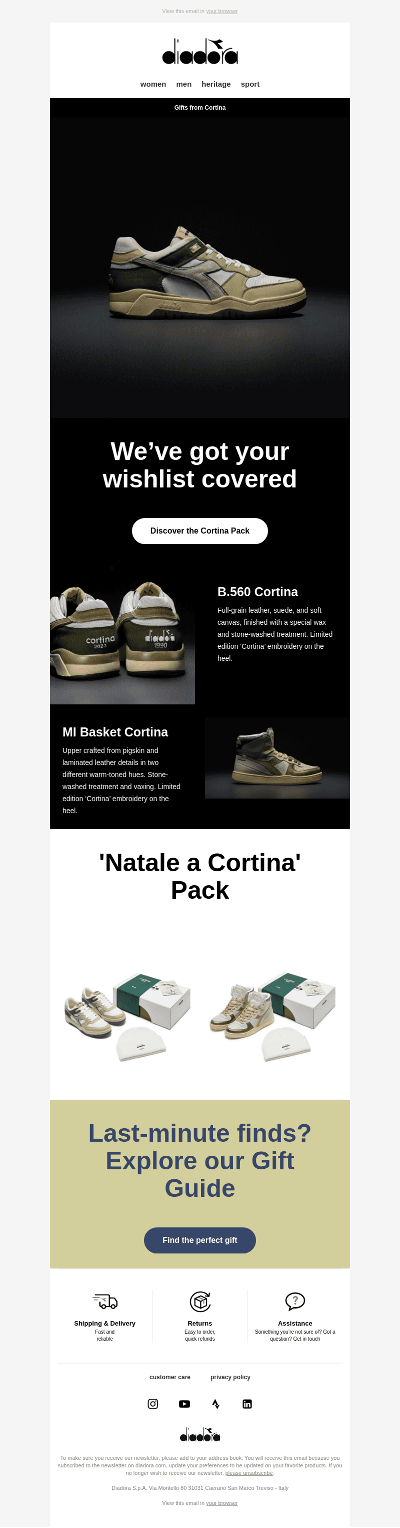Gifts from Cortina