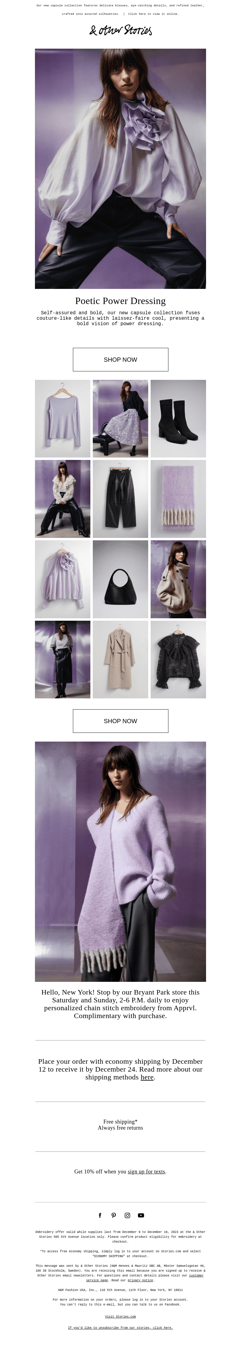 Poetic power dressing