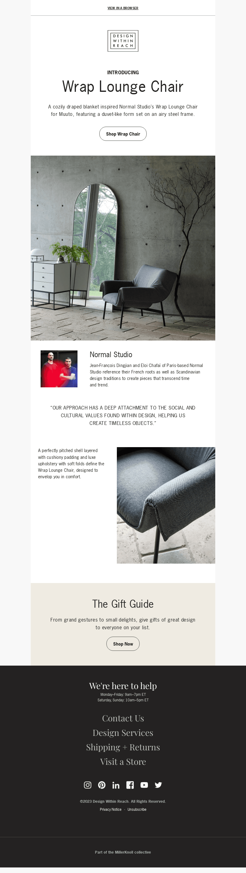 New: Wrap Lounge Chair from Muuto