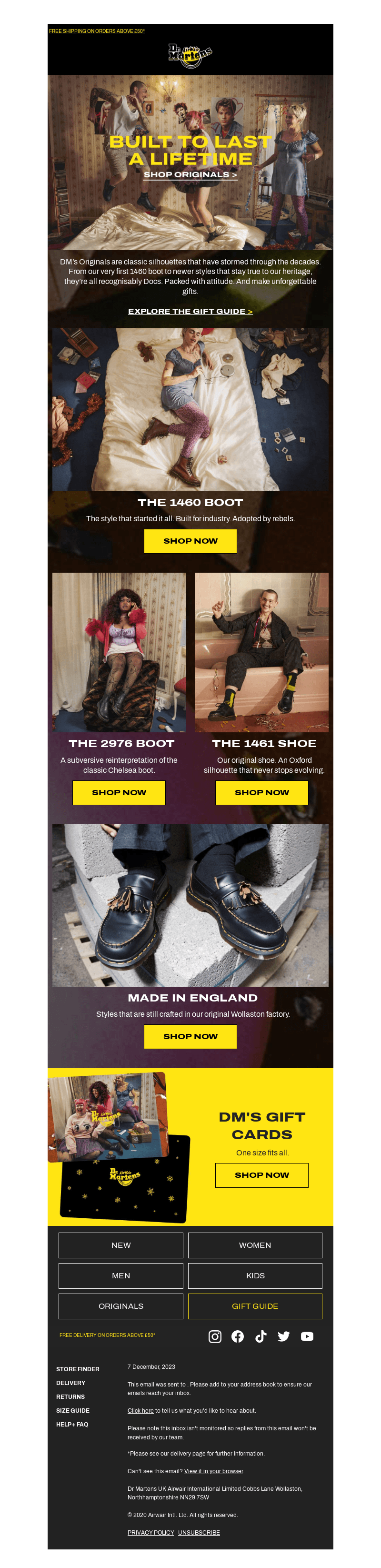 Get them a pair of classic DM’s