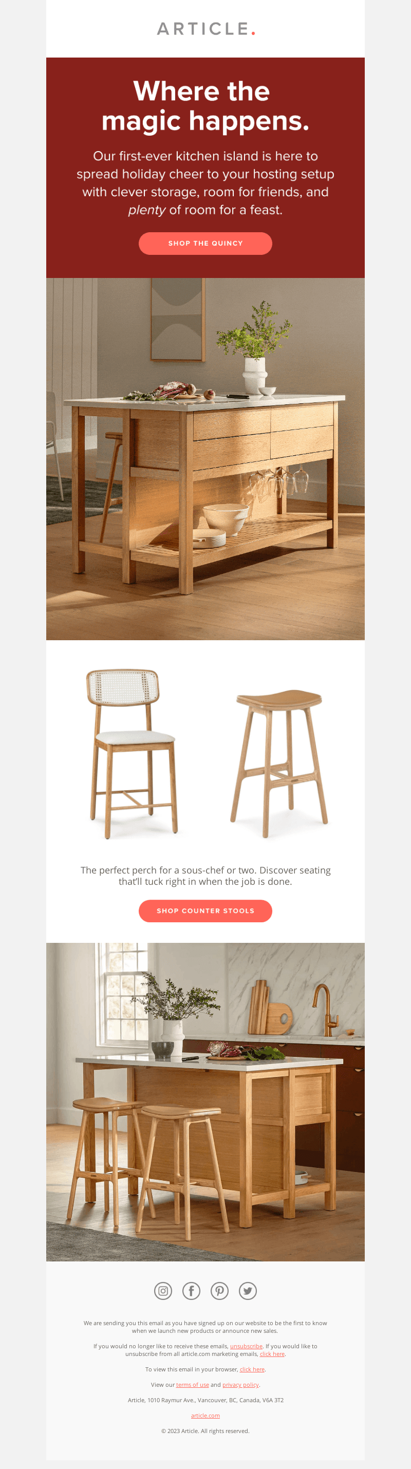 Did somebody wish for a kitchen island?