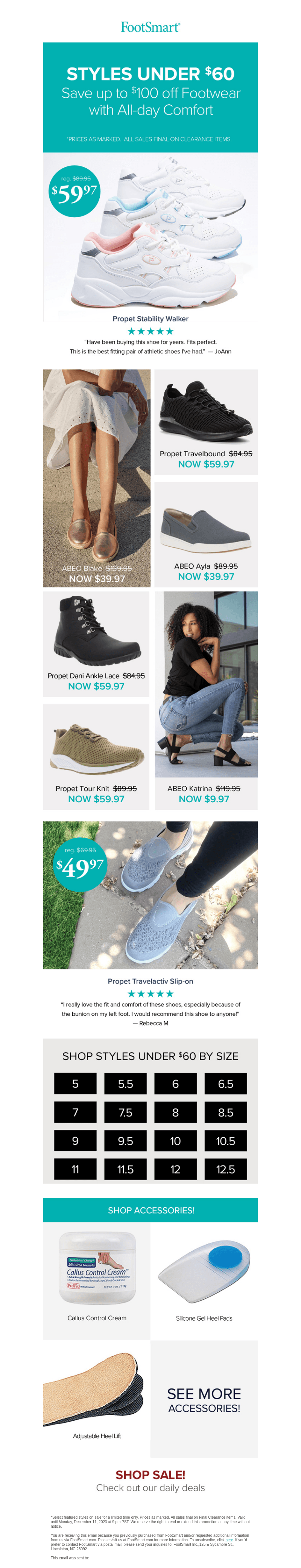All-Day Comfort Styles Under $60 🤑