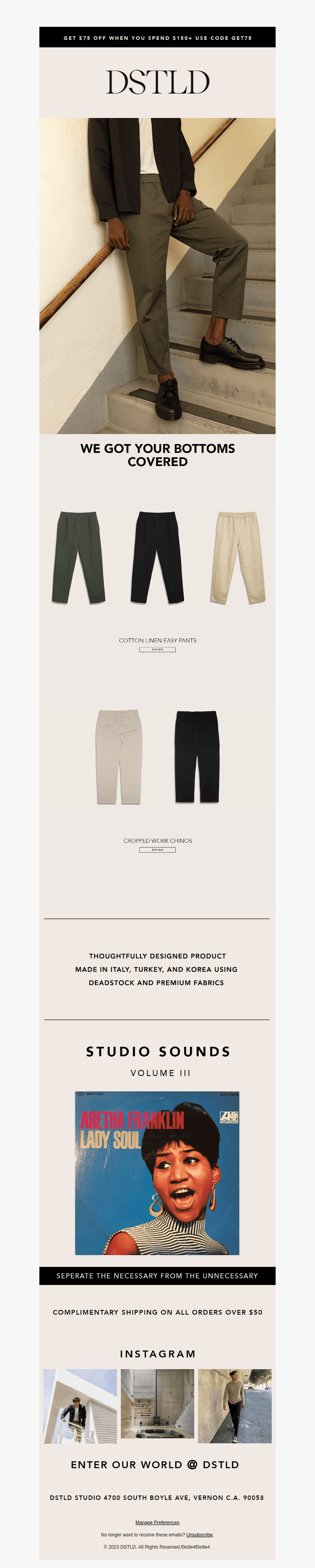 STEP YOUR BOTTOMS GAME UP
