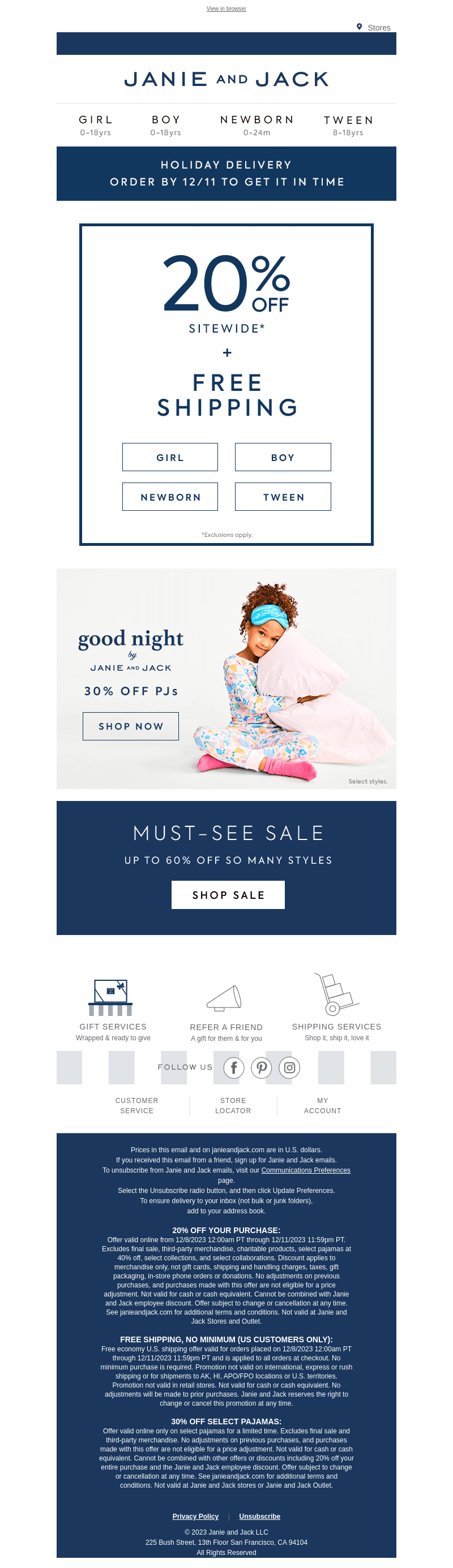 Did someone say 20% off everything?