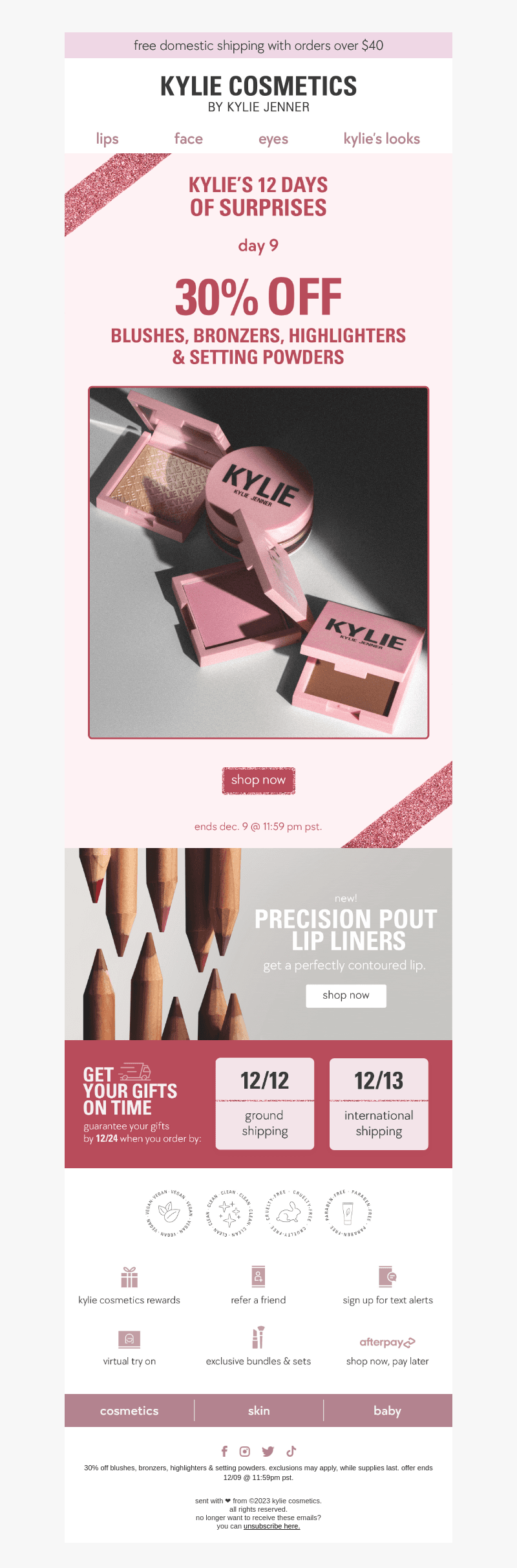 FINAL HOURS: 30% off blushes, bronzers & more