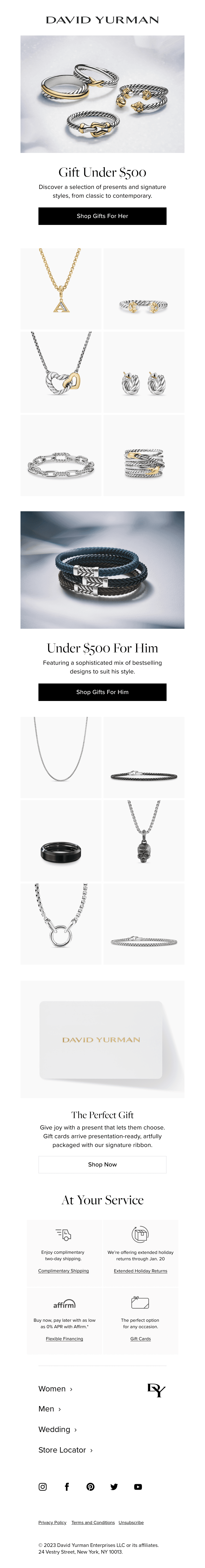 Gifts Under $500