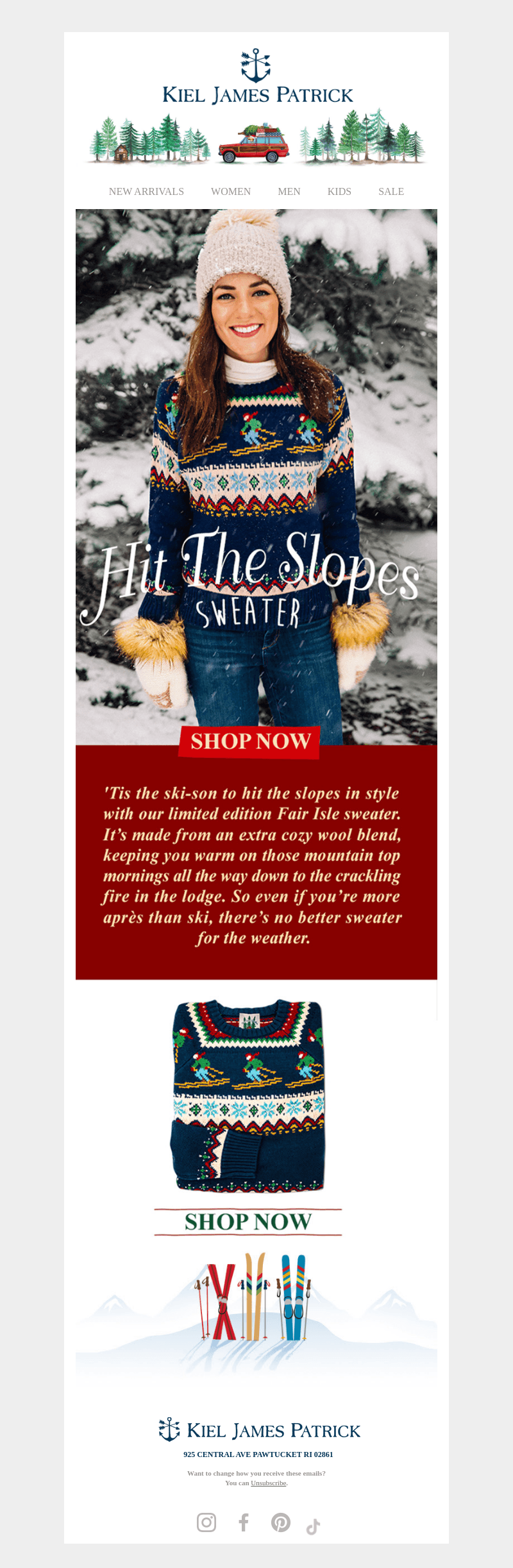 Our Hit The Slopes Sweater Is Back! ⛷️