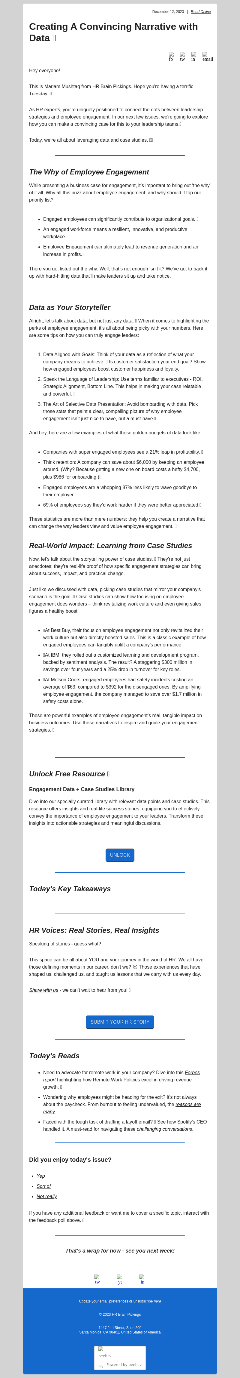 Data-Driven Business Case