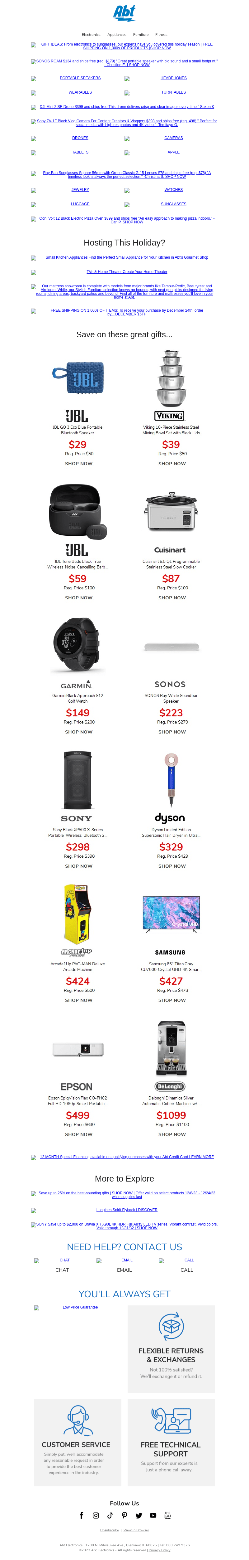 Great Presents Await: Abt's Expert Gift Guide