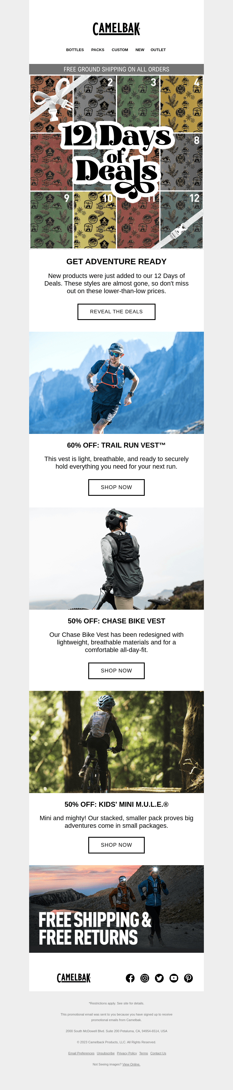 Get Adventure Ready with 60% Off