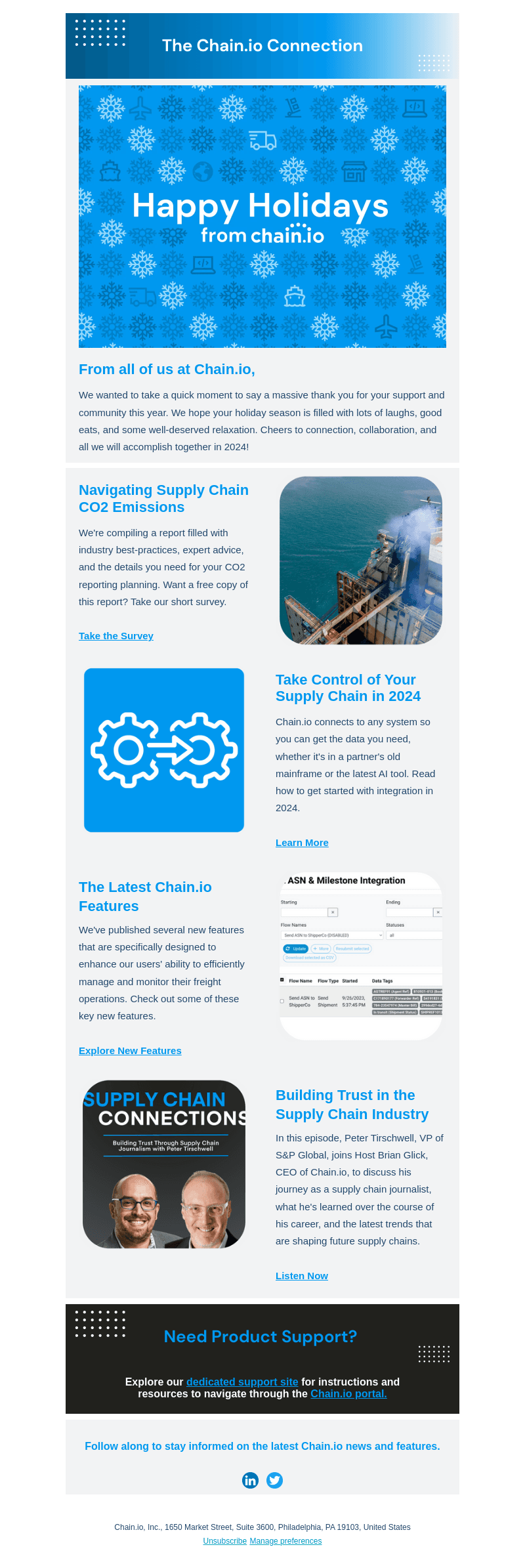 🔗 Chain.io Connection - December 2023