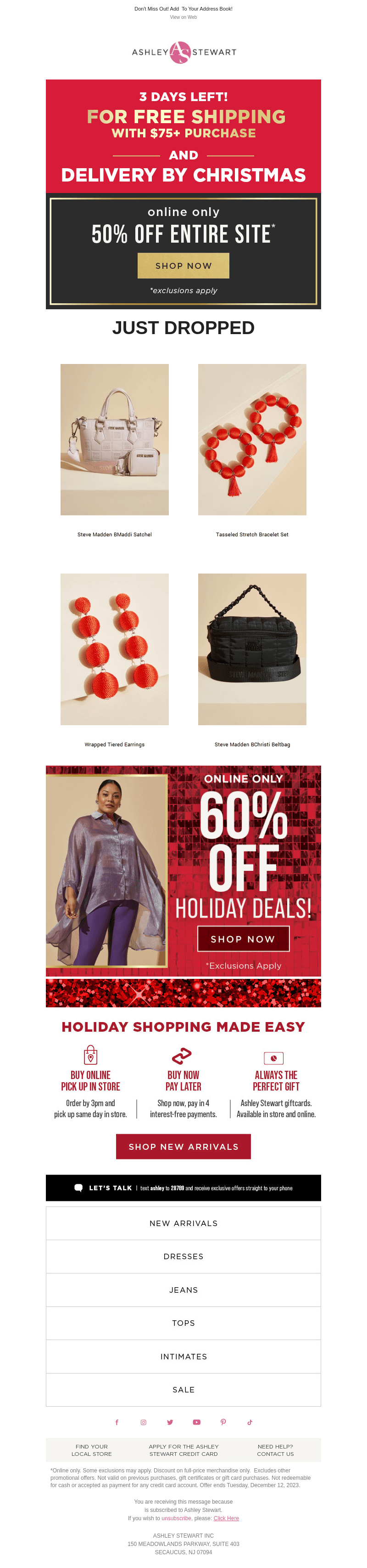 All things NEW (and 50% OFF)