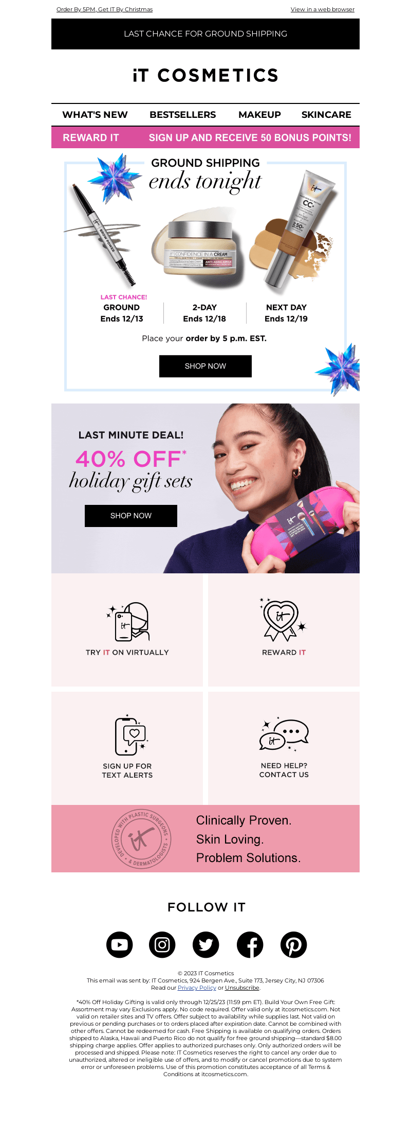 Last Chance For Ground Shipping 📦