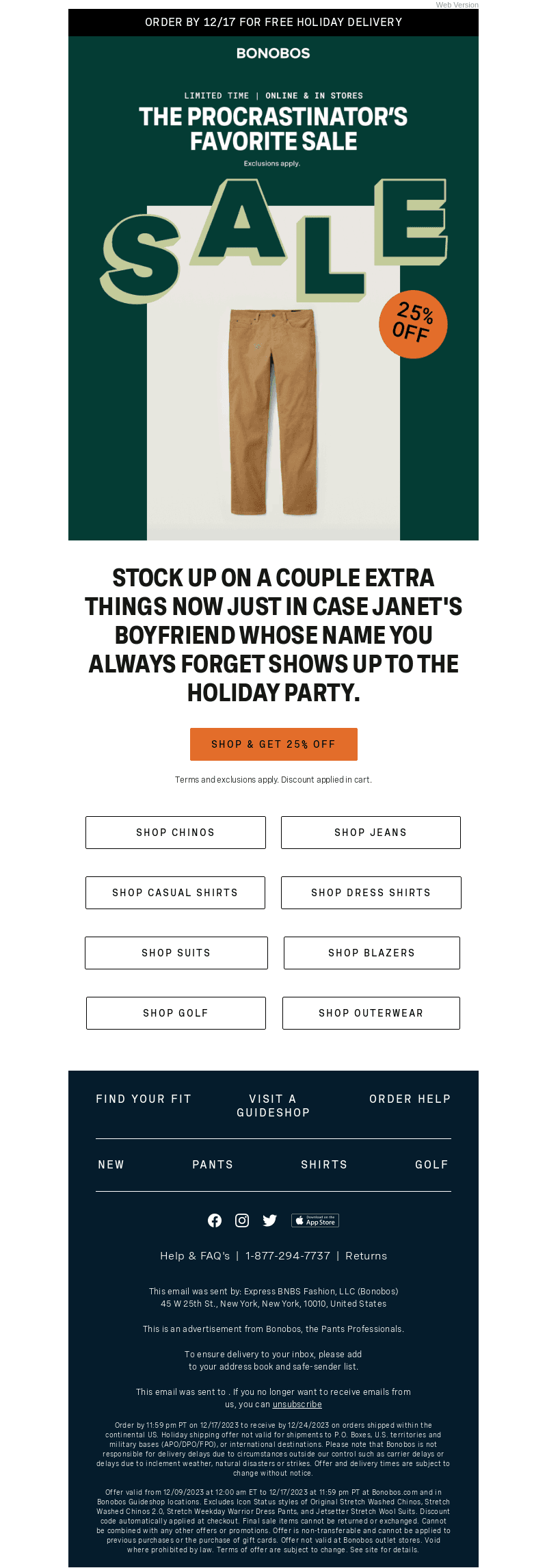 25% Off Our Favorite Things