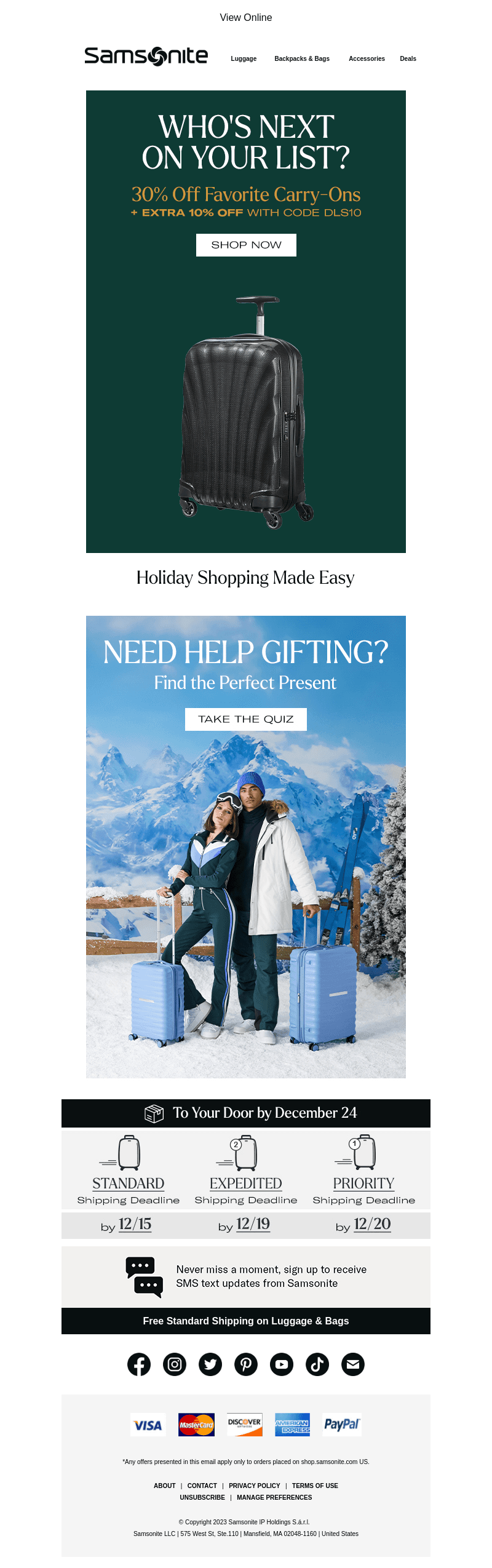 Deck the Halls with Savings: 30% + EXTRA 10% Off