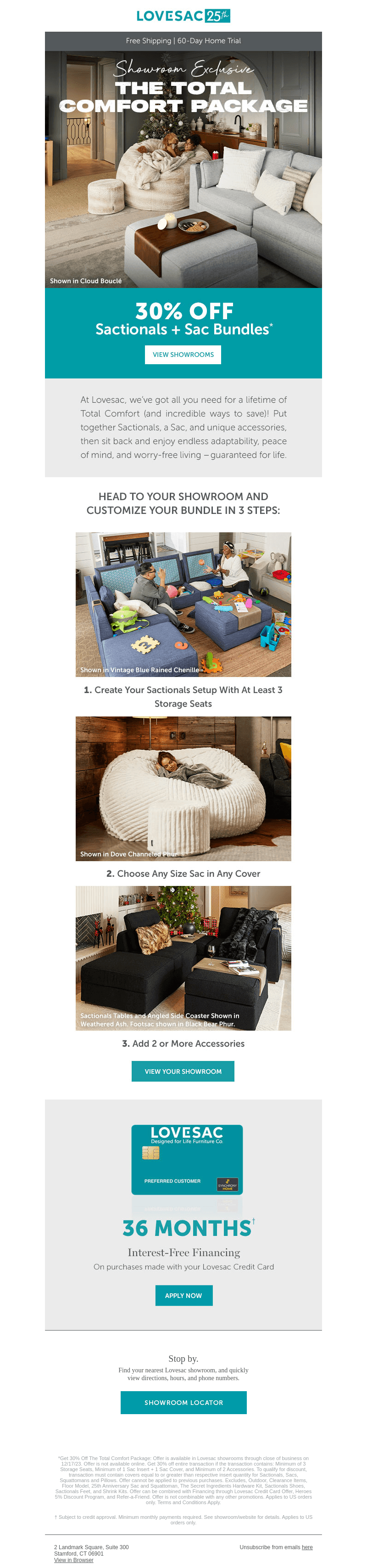 Get 30% Off the Total Comfort Package!
