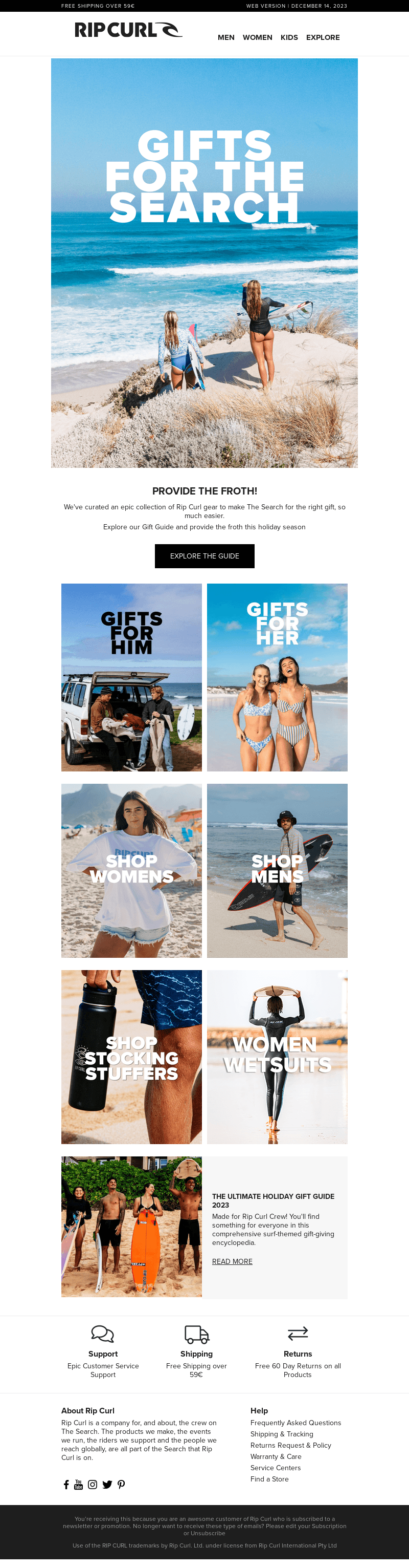 The Ultimate Holiday Gift Guide 🎄🌊