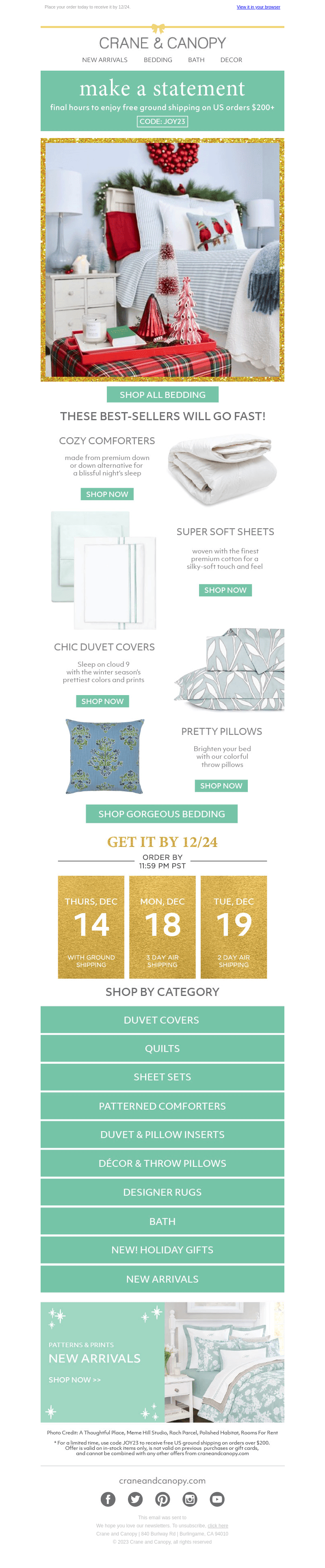 FINAL HOURS: Free Shipping ends TONIGHT!