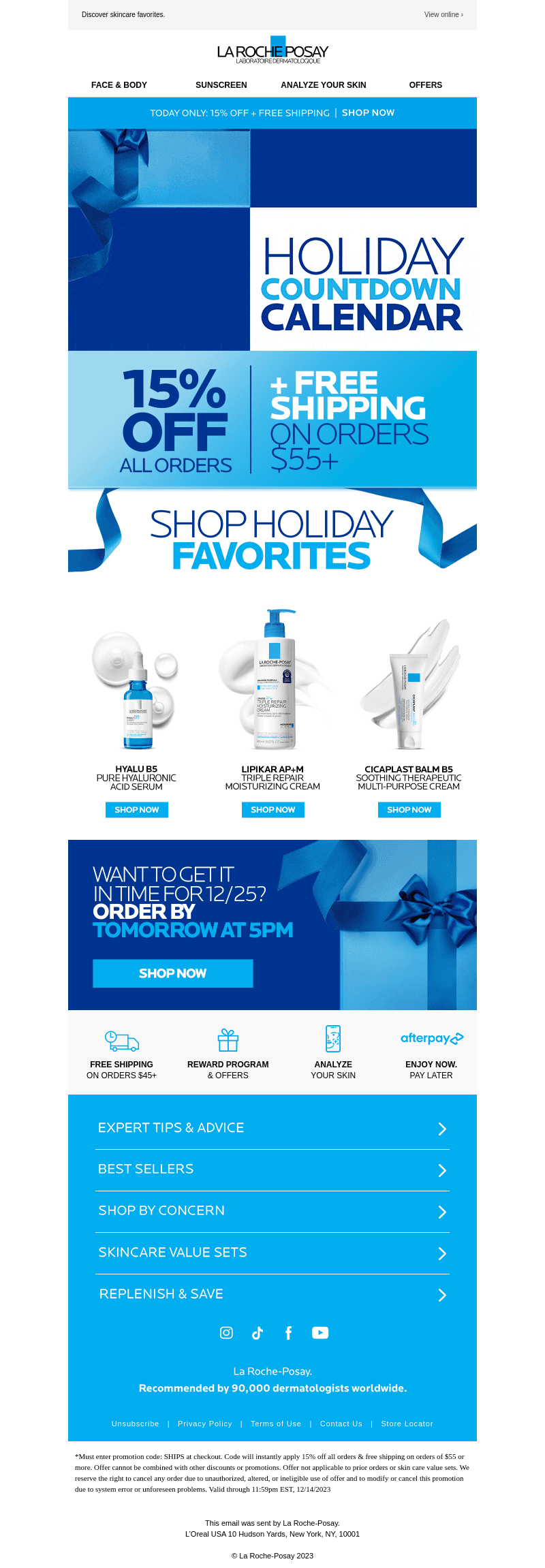 15% off & more...