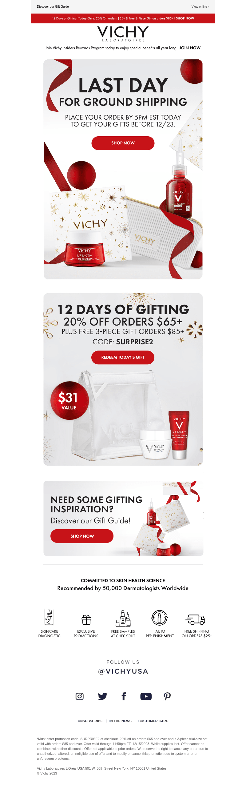 Last Day for Ground Shipping!