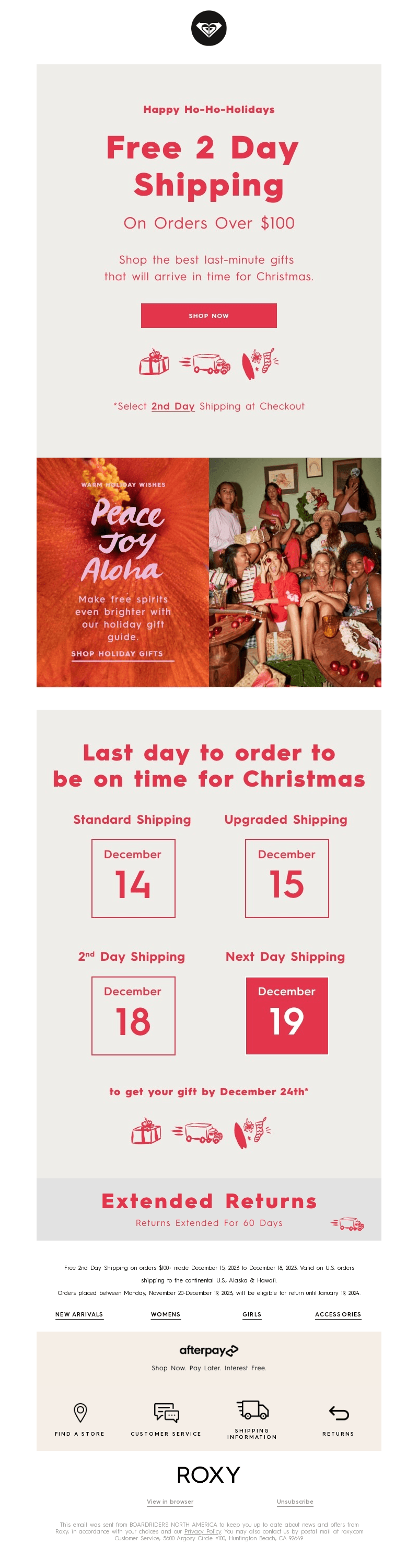 Free 2 Day Shipping Starts Now!