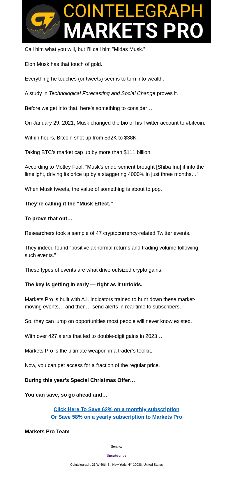The Infamous Elon Musk Effect On Crypto