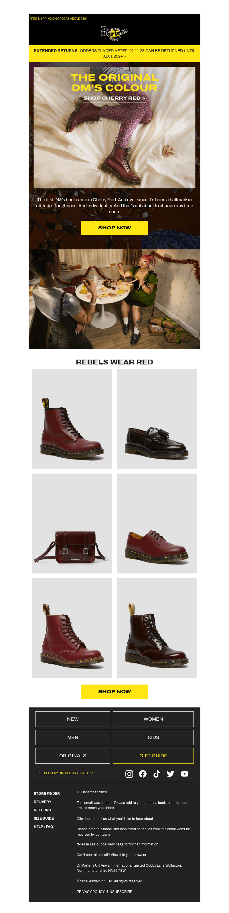 Cherry Red: the original Docs colour