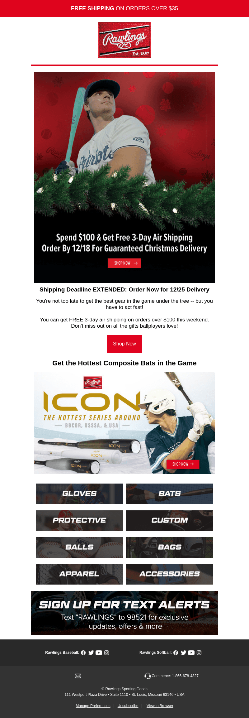 Christmas Shipping Deadline EXTENDED