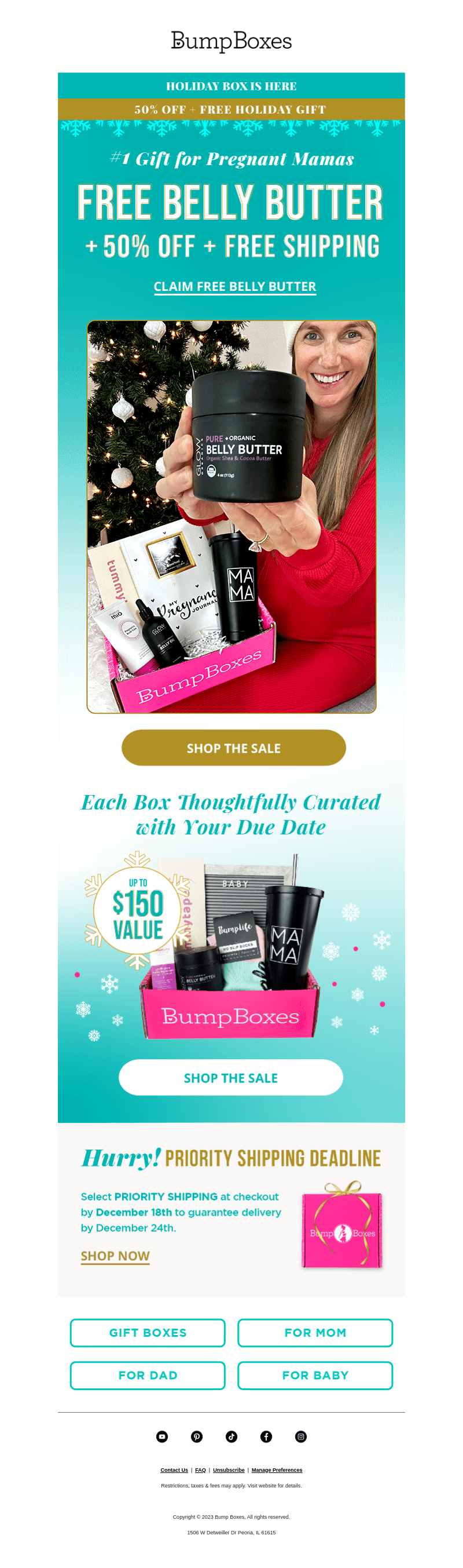 Moms LOVE Bump Safe Goodies