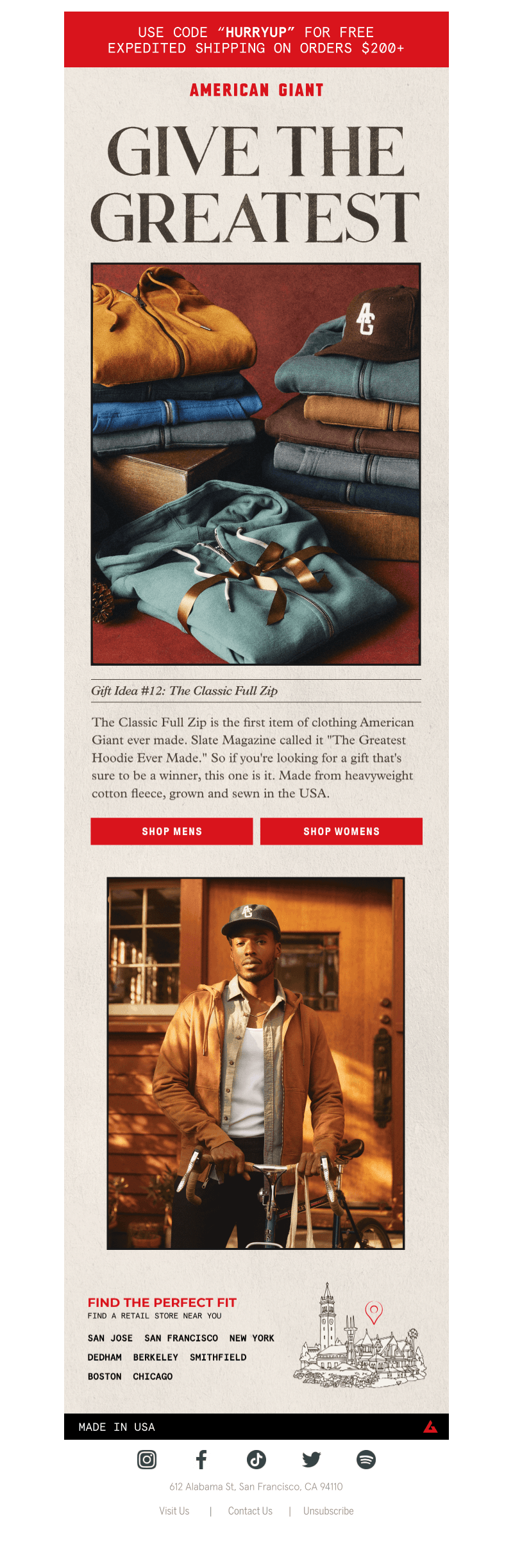 Gift Guide Spotlight: Classic Full Zip