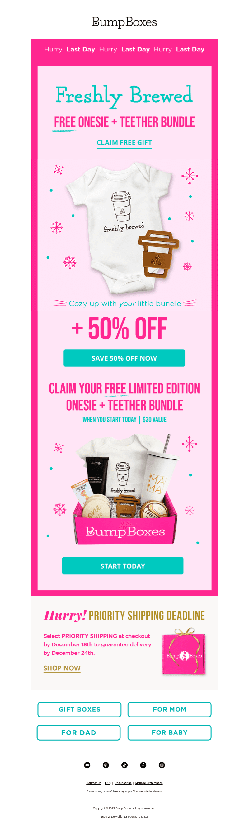 Time is running out to claim your FREE Holiday Bundle❄️