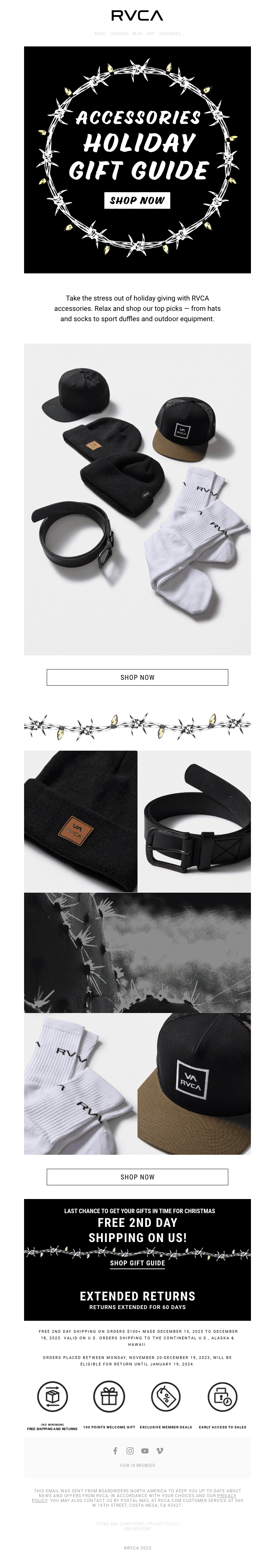 Stocking Stuffers, RVCA Style