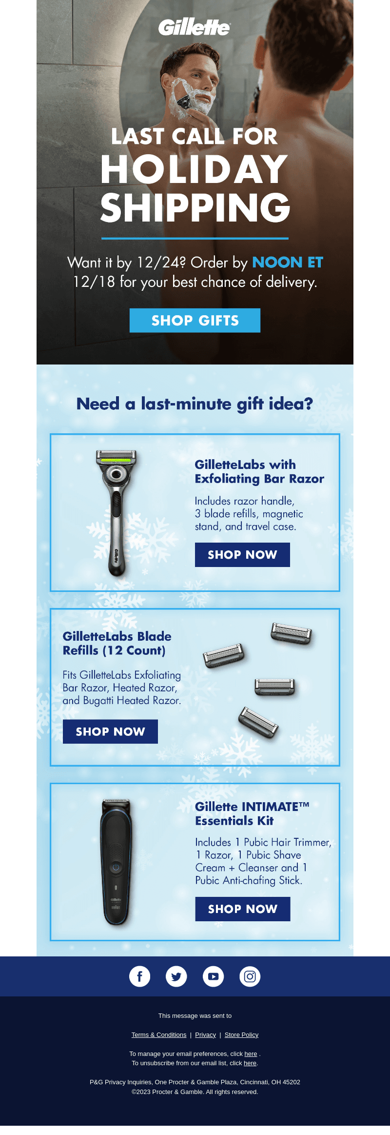 🎅 LAST CALL for Christmas shipments 🎅