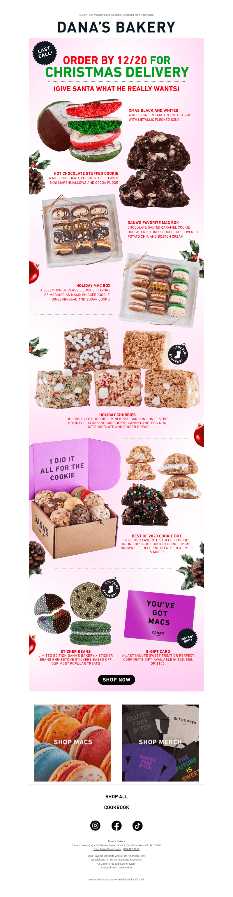 Last Call for XMAS delivery! 🎁
