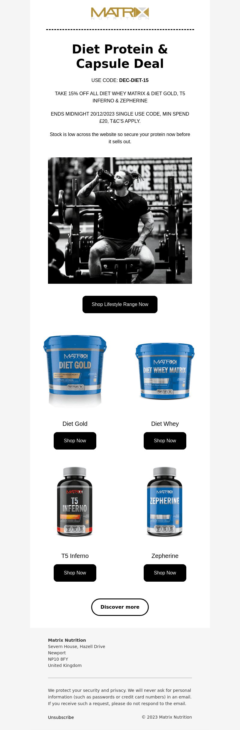15% Off Diet Code Inside