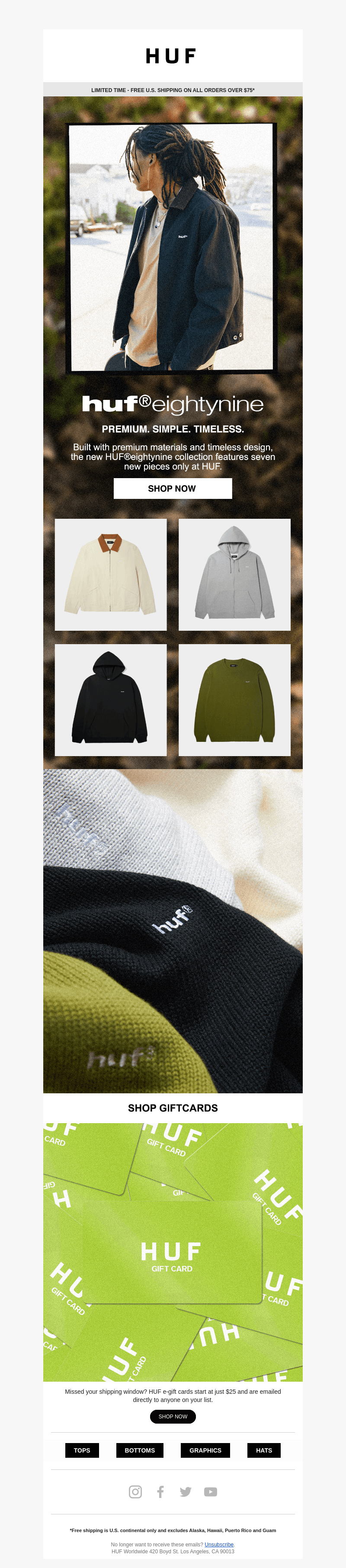 HUF®eightynine