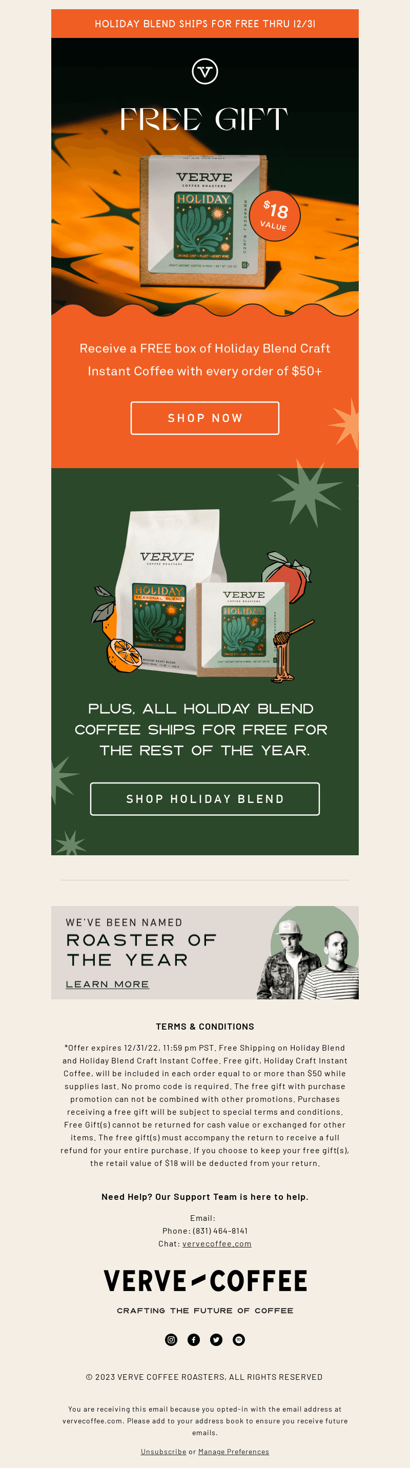 FREE Gift + FREE Shipping 😮