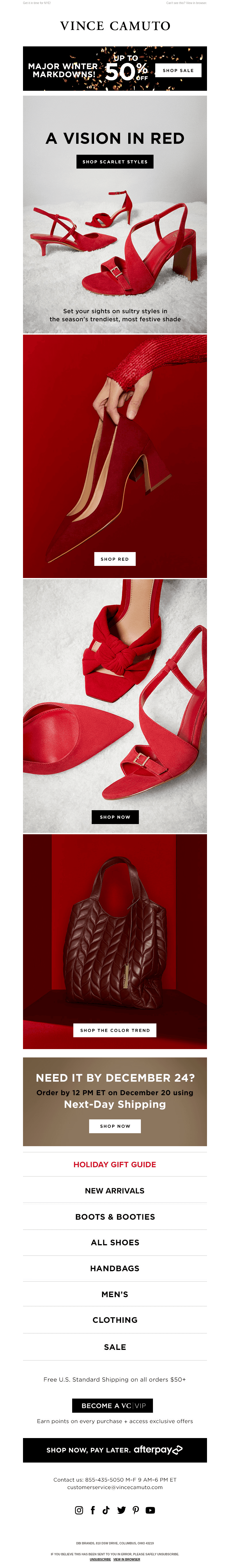 Go BOLD in Red 👠 + Can't Miss Markdowns!