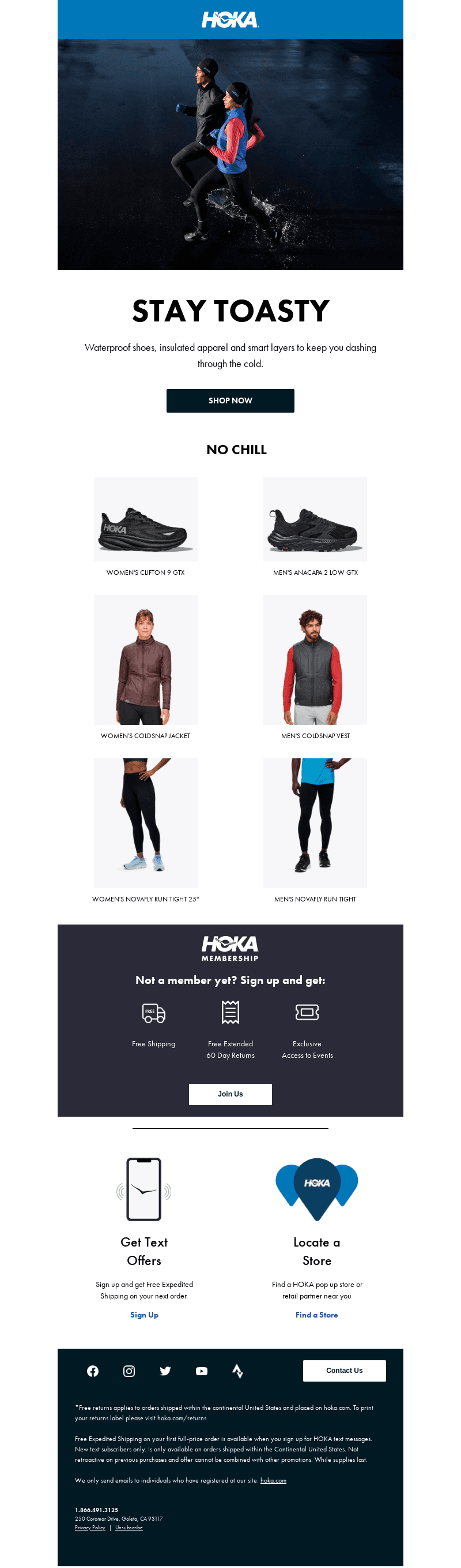 Our top picks for chilly days