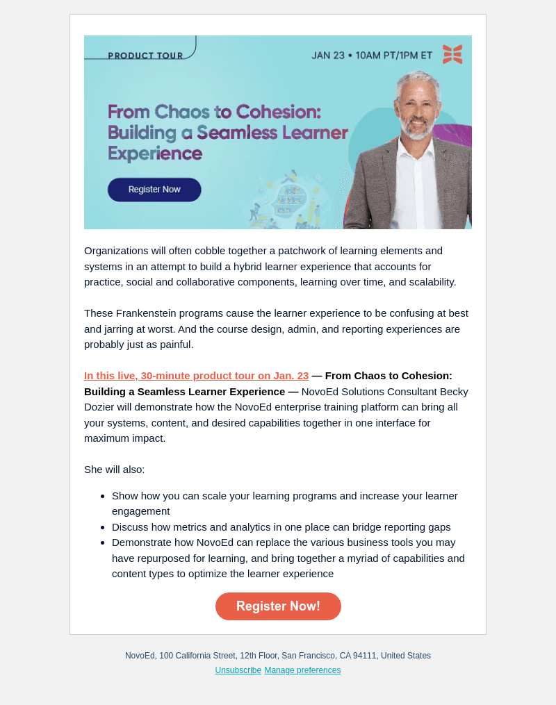 Your learning systems & content together in one interface