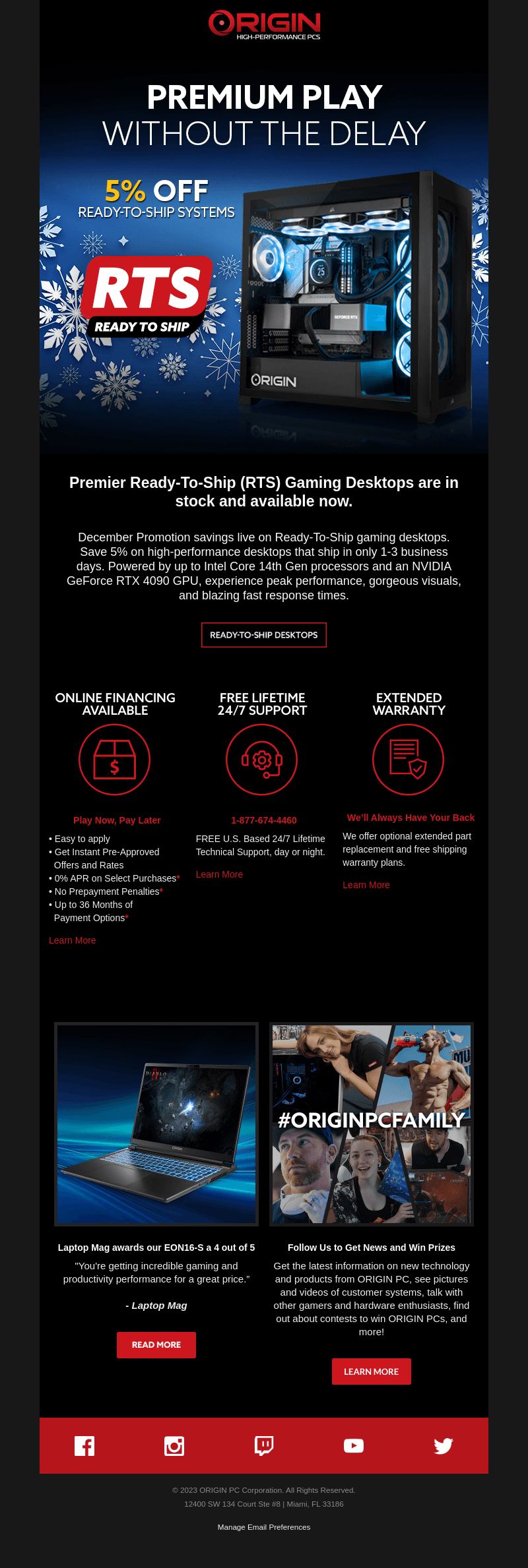 Limited availability - save on Next-Gen, Ready-To-Ship (RTS) Systems