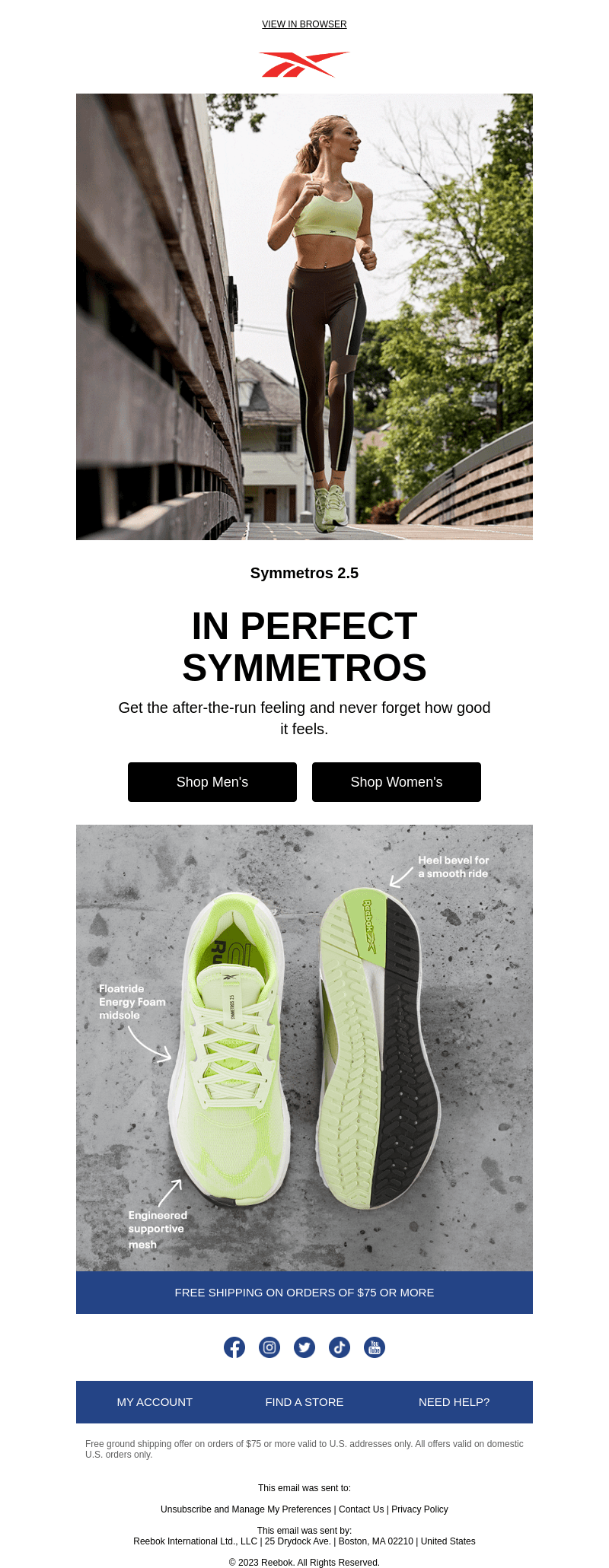 Symmetros for max comfort
