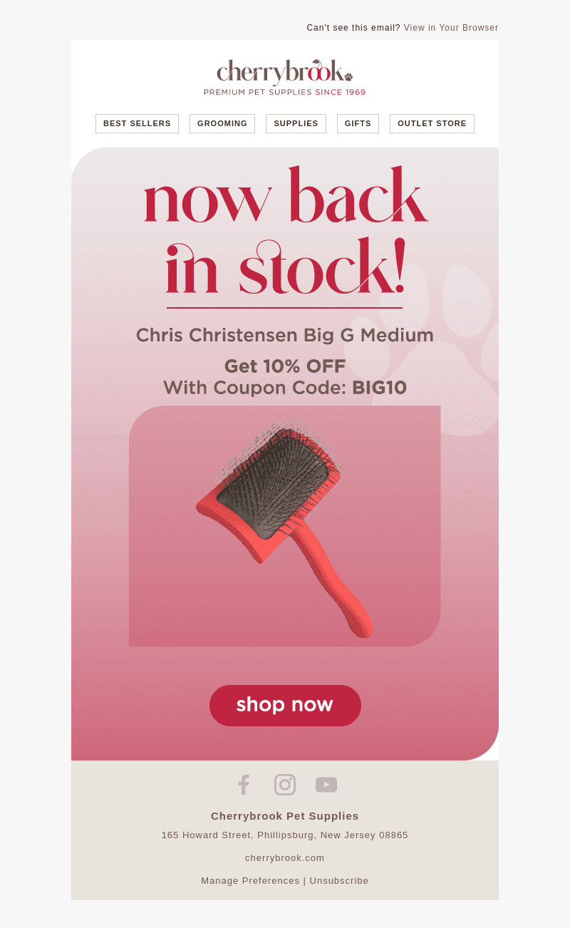 For 24 Hours Only: 10% Off Big G!